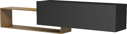 Телевизионно Мебели Olande Черен Ш210xД35xВ48cm