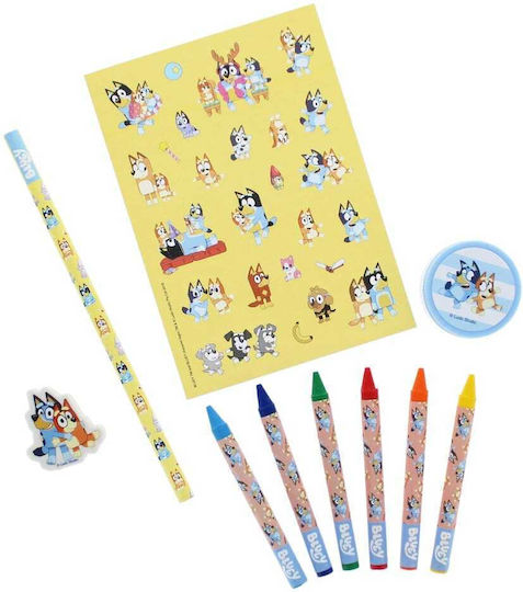 Bluey 11-teiliges Kinder Schreibwaren-Set