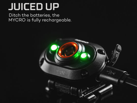 Nebo Rechargeable LED Headlamp with Maximum Brightness 400lm Mycro
