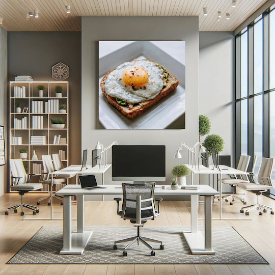 Панел Egg On Avocado Toast Авокадо Тост Яйце 120x120