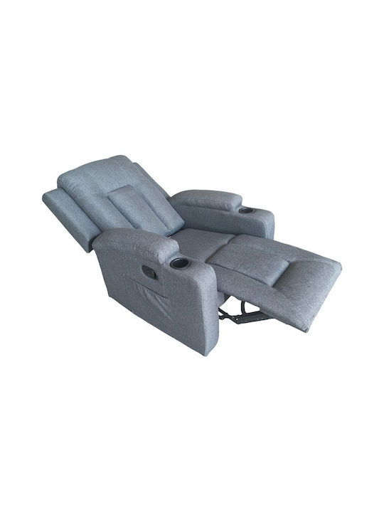 Gessel Relax Massage Armchair Anthracite 80x90x98cm