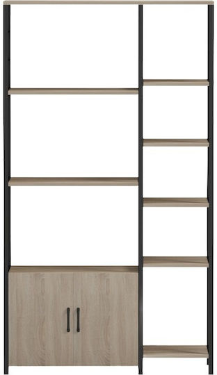 Βιβλιοθήκη Ranea Μπεζ 85x32x150εκ.
