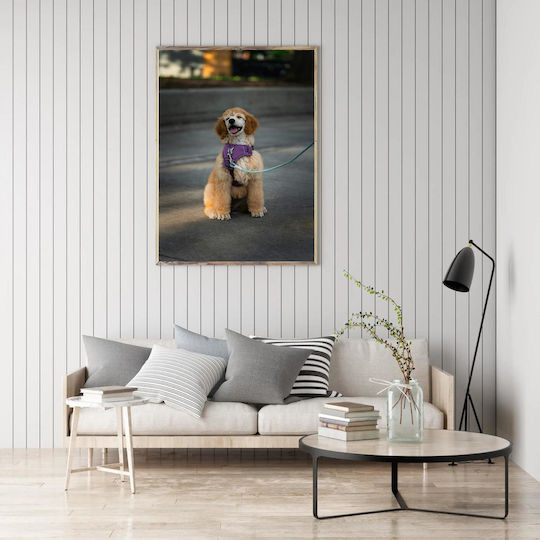 Panou Happy Poodle În Ham Mov Happy Poodle 100x150