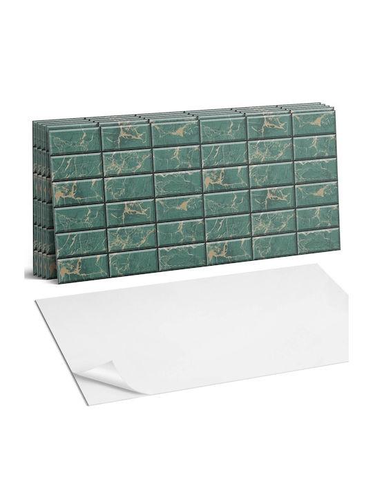 Set Vinyl Kacheln Design Marmor Einfacher Installation 6x60x30 cm