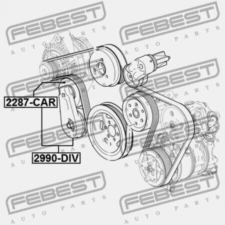 Обтегач на ремъка Land Rover Discovery Iv 2010-2016 Lr016140