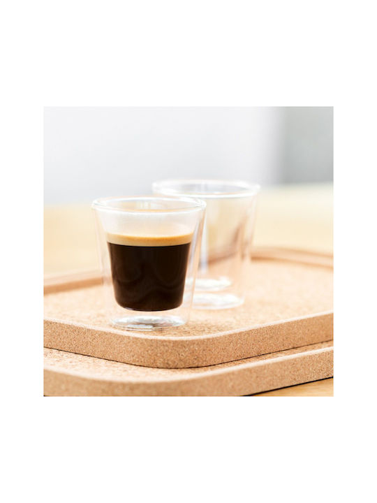 Bodum Canteen Coffee/Freddo Glass Glasses 100ml 2 Pieces