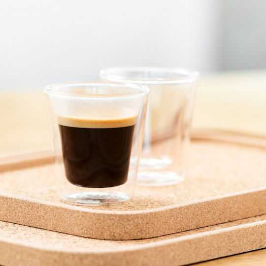 Bodum Canteen Σετ Ποτήρια Καφέ/Freddo από Γυαλί 100ml 2τμχ
