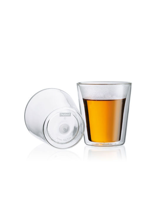 Bodum Bodum Canteen Set Glas Kaffee/Freddo 200ml 2 Stück