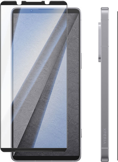 Avizar Full-cover Screen Protector Sony Xperia 1 Viii 2.5d Bevelled Edges Black Transparent