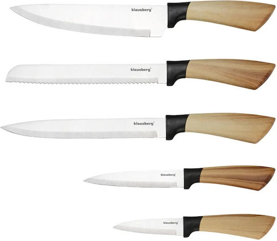 Klausberg Set Knives with Base Made of Stainless Steel 6 Pieces