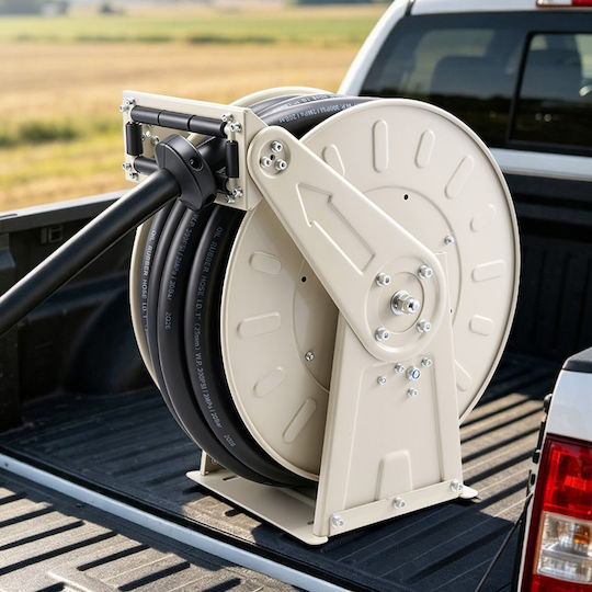 Vevor Fuel Hose Reel 25.4 x 15,000 mm Spring Automatic Retract 300 Psi Steel Diesel Kerosene Cyrgjpddk50fo2j66001v0