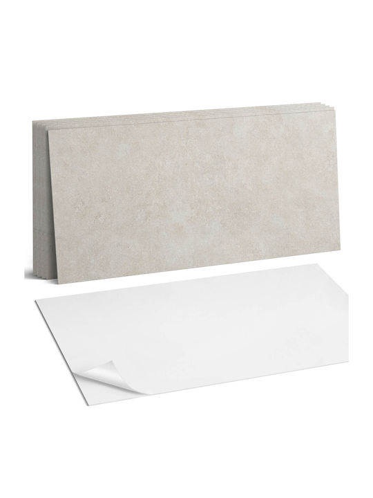 Decorative Vinyl Wall Tiles Natural Stone Texture 6x60x30 Cm