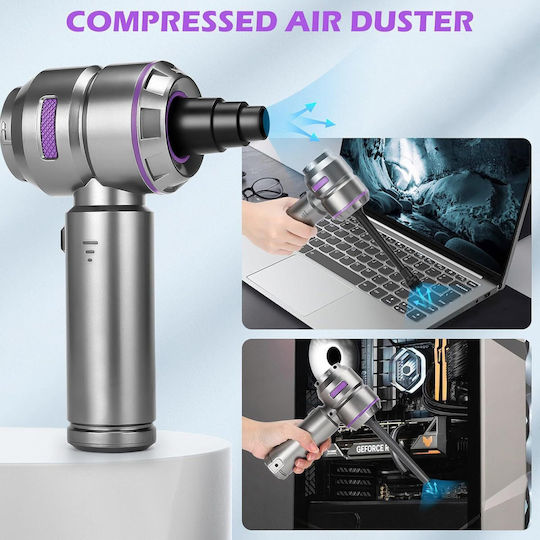 Car Hand Vacuum & Blower 2 in 1 Rechargeable 12V