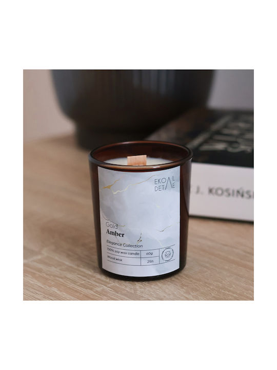 Aromatisches Soja-Kerze im Gefäß mit Vanille-Parfüm 60g