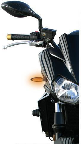 Motorcycle Flash Striker Black 12V 3 LED