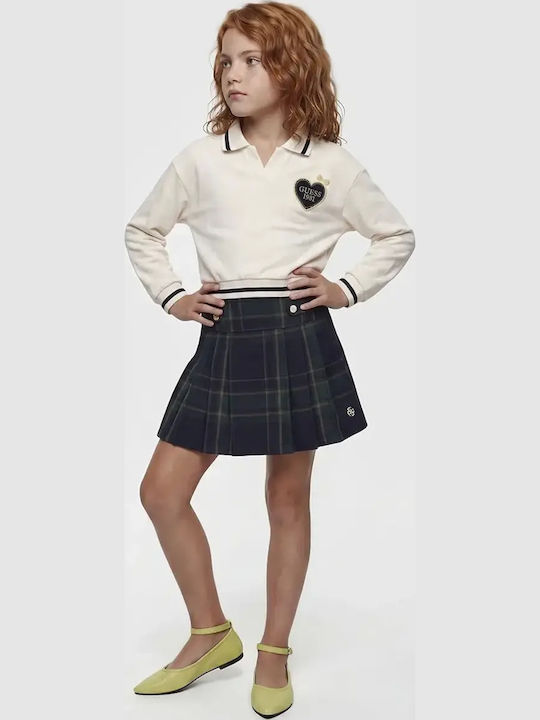 Kids Set with Skirt Summer 2 Pieces Cream