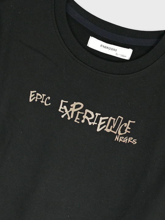 Kids Long-sleeved Black Top