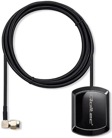 Qoltec Antenă GPS Glonass Bază Magnetică Omnidirecțională 28dbi Sma Ra