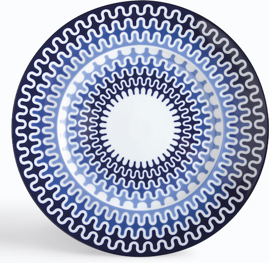 Ionia Illusion Geschirrset aus Porzellan Blau 20Stück