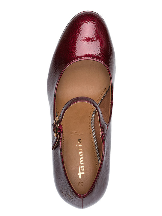Burgunder Pumps