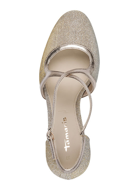Spitze Zehe Pumps Gold Damen