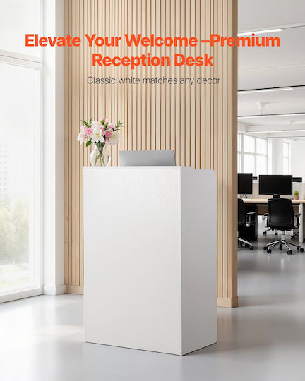 Computer Office Desk 60x40x96cm White Computer Office Desk 60x40x96cm White
