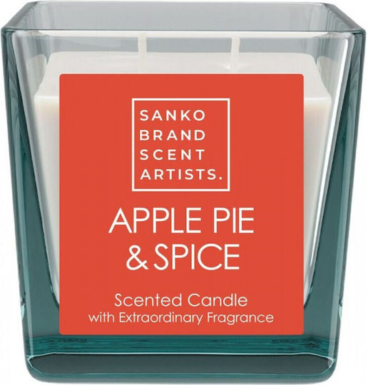 Sanko Scent Ароматична Свещ в Буркан с Аромат Ябълков Пай и Подправки 200гр