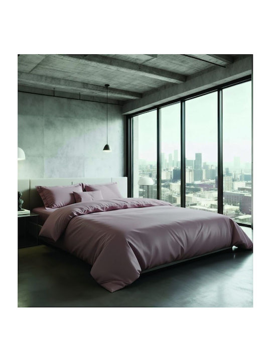 Makis Tselios Home Sheet for Single Bed 170x270cm. City Pink