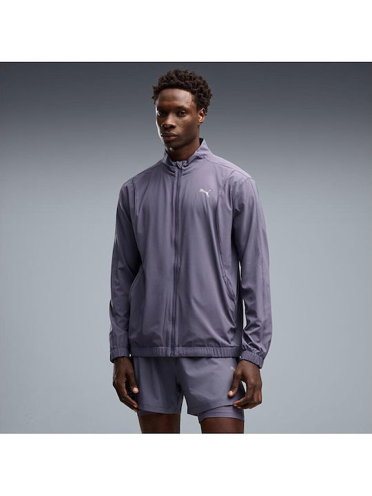 Gewebte Herrenjacke Blau