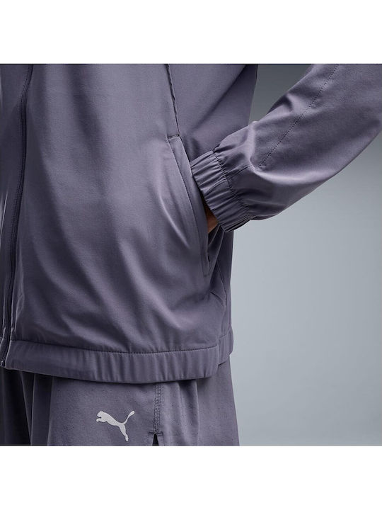 Gewebte Herrenjacke Blau