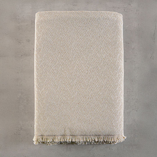 Rythmos Bosphore Cuvertură Pentru Canapea 2 Locuri Jacquard 180x240 cm Gri