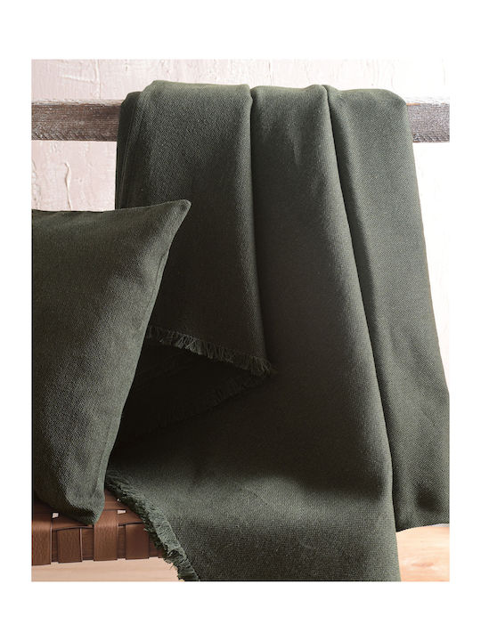 Rythmos Raven Armchair Throw Jacquard 180x160cm Cypress