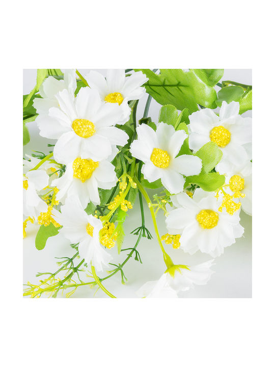 Buchet din Flori Artificiale Floare White 33cm în cutie 50buc GloboStar