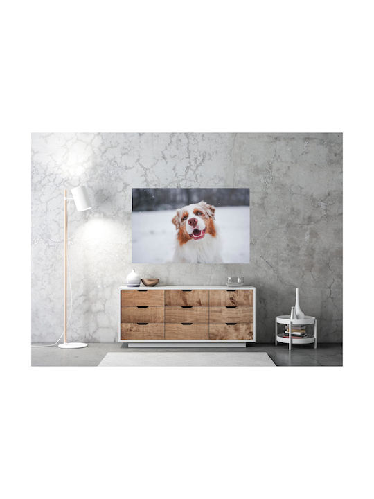 Панел Happy Dog In Snow Happy Dog In Snow 150x100