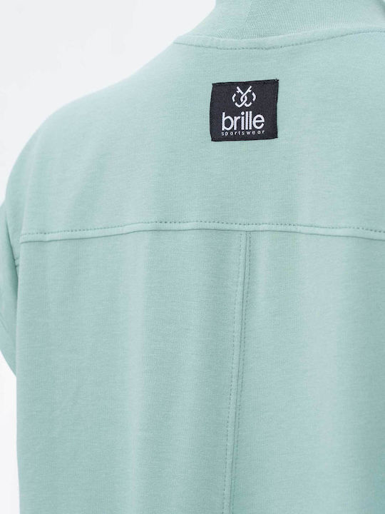 Rochie De Vară Sport Tricou Mâneca Scurtă Verde