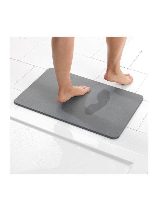 Wenko Non-Slip Bath Mat Simi 24936100 Grey 60x39cm