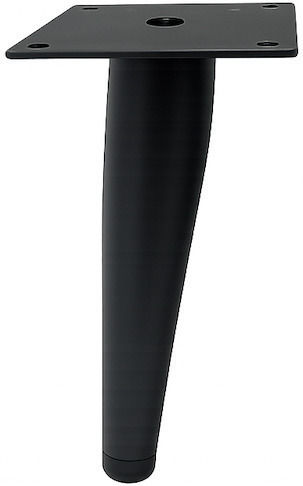 JGS S.A. Metallic Furniture Leg 15cm Black