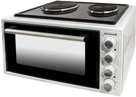 Snaige Electric Countertop Oven 45lt with 2 Burners