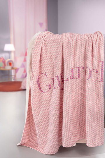 Guy Laroche Fleece Fuchsia Kids Blanket 160x220cm