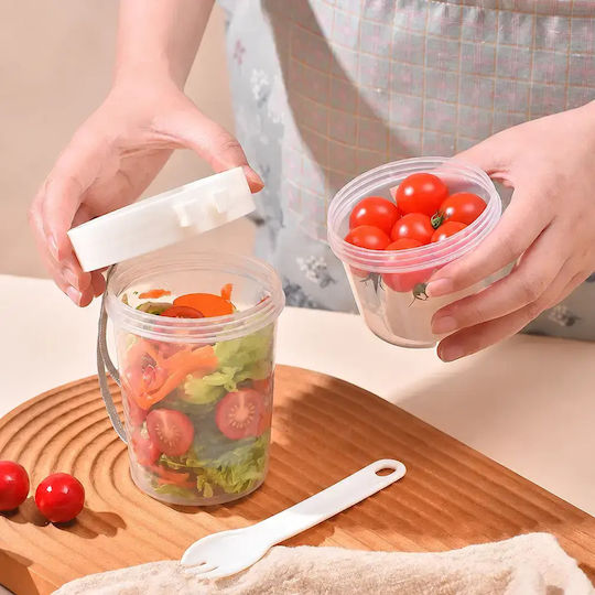 Pandaboo Plastic Kids' Food Container Pink