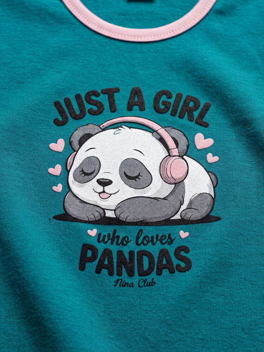 Nina Club Kids Pyjama Winter Petrol Nina Club Kids Pyjama Winter Petrol