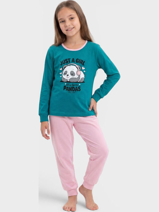 Nina Club Kids Winter Petrol Pyjamas