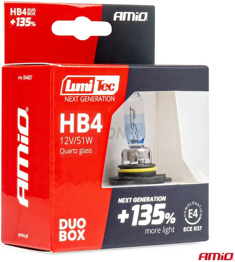 Hb4 9006 12v 51w Lumitec Next Generation +135% 2pcs 04407/am 04407/am