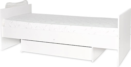 Lorelli Κούνια White Artwood Γκρι