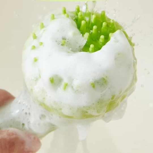 Cat Brush for Short-Haired Dogs for Cleaning Fur Green
