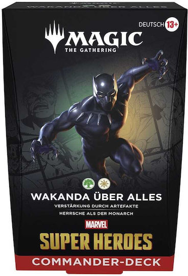 Wizards of the Coast Marvel Super Heroes Case (4) Magic: The Gathering Commander-Deck (GER)