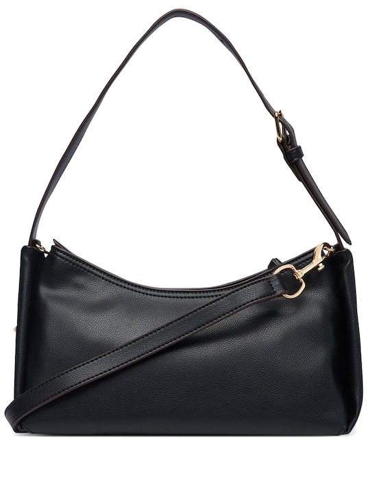 Moschino Women's Black Leather Shoulder Bag