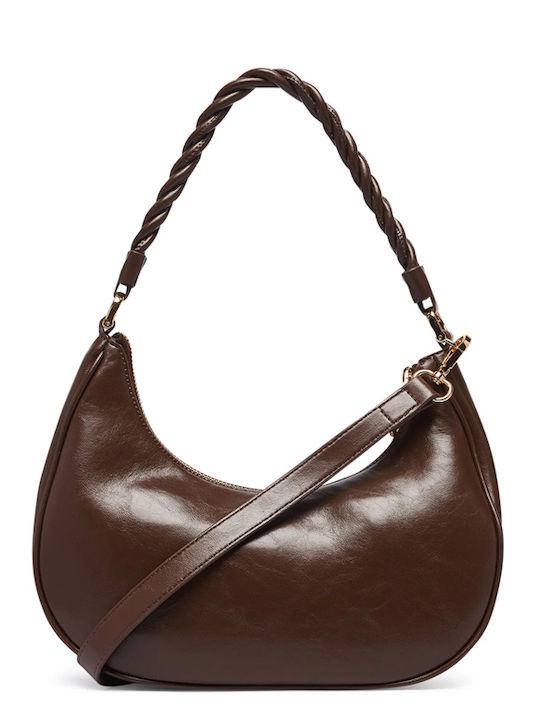 Moschino Leather Women's Shoulder Bag Brown