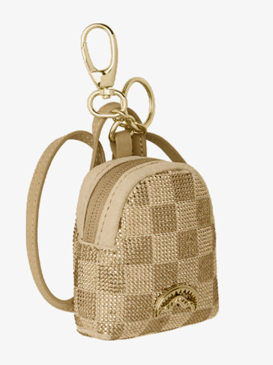 Sprayground Männer 2-Ton Gold Trinity Rucksack Schlüsselanhänger Gold 910k9483nsz Sprayground Männer 2-Ton Gold Trinity Rucksack Schlüsselanhänger Gold 910k9483nsz