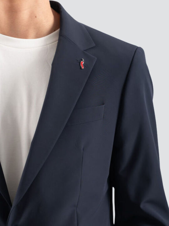 Men's Suit with Regular Fit Navy